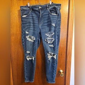 American Eagle super highrise Jegging. Size 18 short